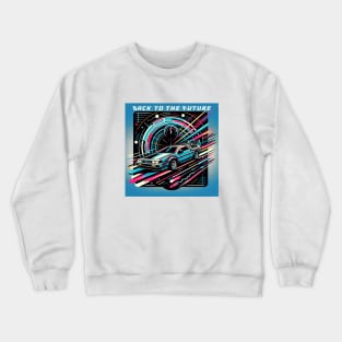 Retro Back to the Future - Delorean Crewneck Sweatshirt